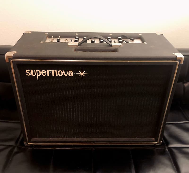 Rare 1976 (Sano) Supernova 2x12 50w Stereo Tube Amplifier | Reverb