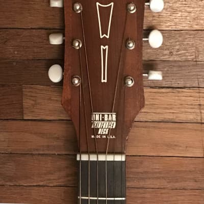 Vintage 1970 Fender F1010 Uni-Bar Acoustic Natural image 3