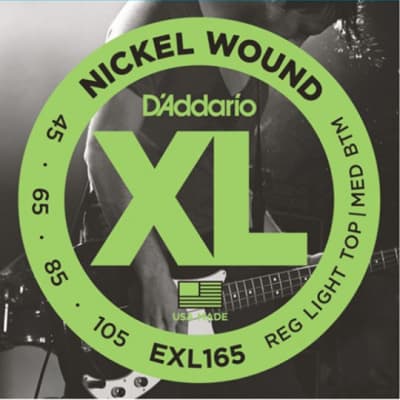 D'Addario EXL165 Bass Guitar Long Scale 45-105 image 1