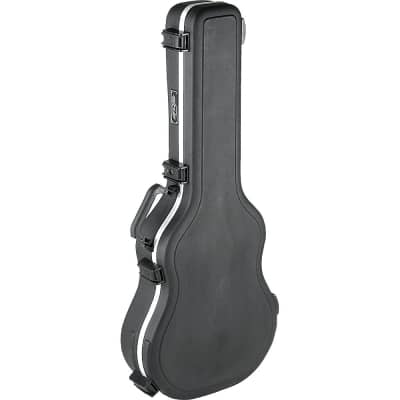 SKB SKB-30 Deluxe Thin-Line Acoustic-Electric and Classical Guitar Case Black image 9