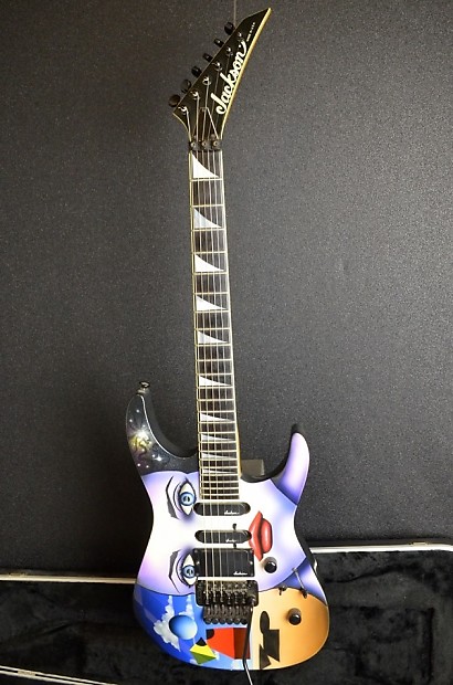アート・デザイン・音楽 IN THE DECO STYLE Vintage Jackson USA S1 Soloist Fusion Art Deco Dreams 1990
