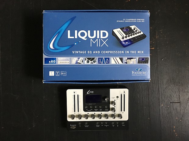 Focusrite Liquid Mix ビンテージEQコンプレッサープラグイン Focusrite Liquid Mix | Sweetwater