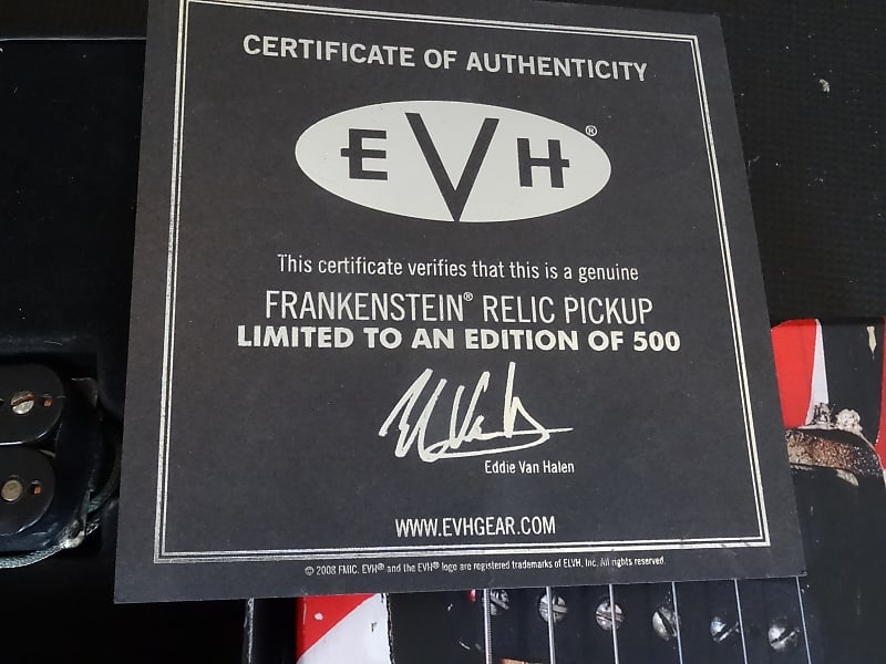 EVH Frankenstein Relic Humbucker Limited 1 of 500 Handsigned by