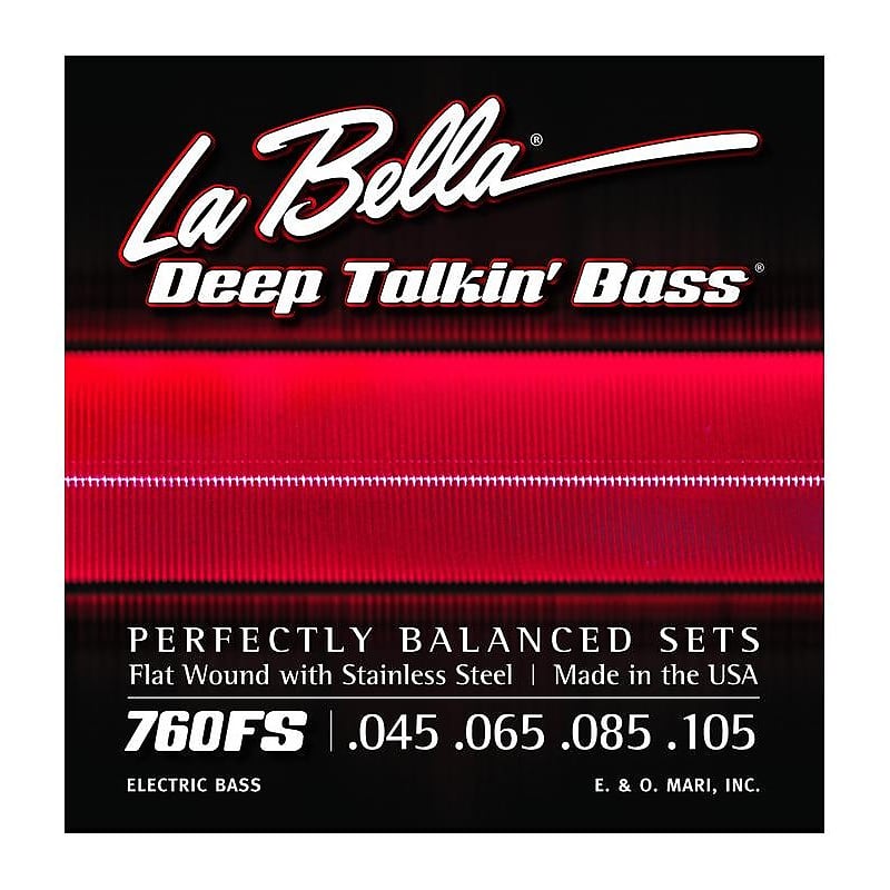 Cuerdas de bajo La Bella Deep Talkin' Flatwound Bass Strings 760FS 45-105 imagen 1