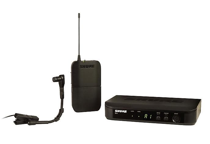 Shure BLX14/B98 Clip-On Instrument Mic Wireless System image 1