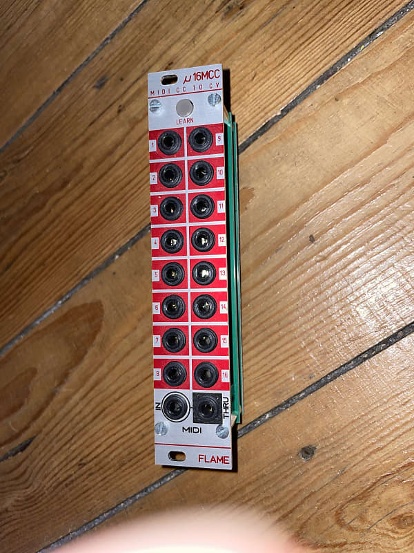 Flame μ16MCC : eurorack Midi cc to CV image 1