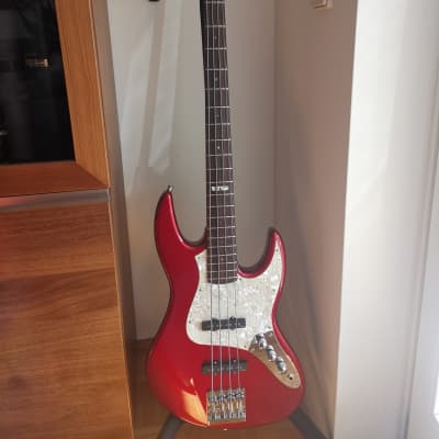 ESP J-Four Jazz Bass 1995 - Candy Apple Red for sale