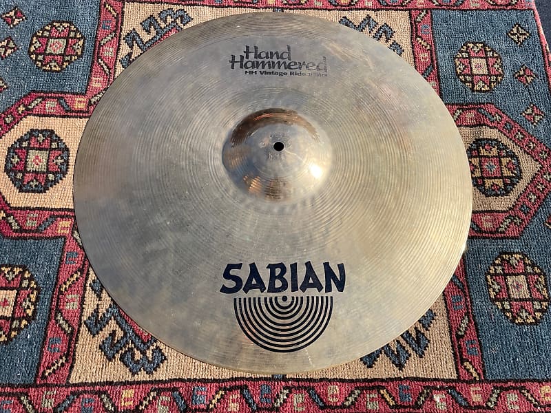 21" Sabian Hand Hammered HH Vintage Ride Cymbal 2220g Reverb