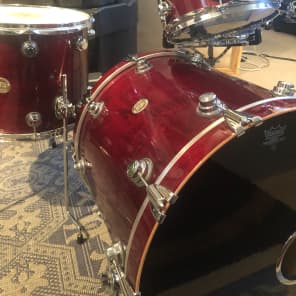 DW  Collectors Series Custom Sizes 2000's Cherry Red Maple image 10