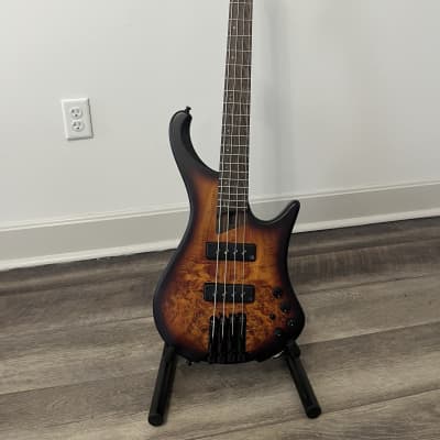 Washburn M-10 Bass Flat Black / Vinnland Green Peter Steele | Reverb