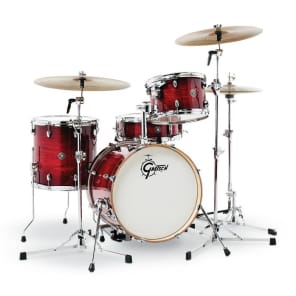 Gretsch Drums Catalina Club CT1-J484 4-piece Shell Pack with Snare Drum - Gloss Crimson Burst image 2