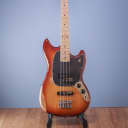 Fender Player Mustang Bass PJ - Maple Fretboard - Sienna Sunburst - Relic Job, Lollar Pickup