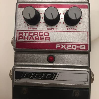 DOD Digitech FX20B Stereo Analog Phaser Phase Shifter Guitar Effect Pedal *Read* image 2