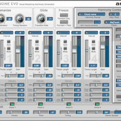 Antares Harmony Engine Evo Vocal Modeling Harmony Generator Plug-in image 3