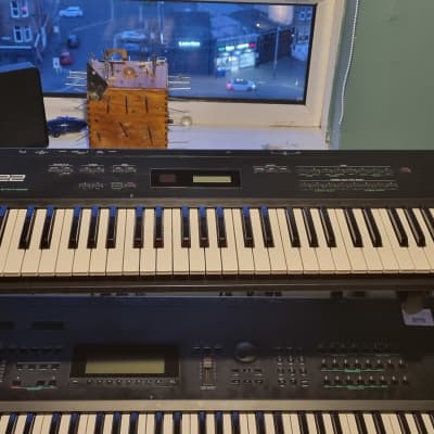 Yamaha SY22 Dynamic Vector Synthesizer 1990 - Black