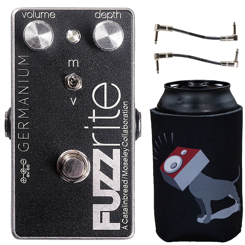 Catalinbread/Moseley Fuzzrite Germanium Guitar Pedal, Patch Cables, Beer Hugger image 1