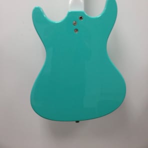 1965 Silvertone Bobcat Dual DeArmond Pickups Aqua Blue image 2