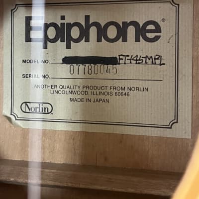 Epiphone Norlin FT-145MPL 1970’s - Natural image 3