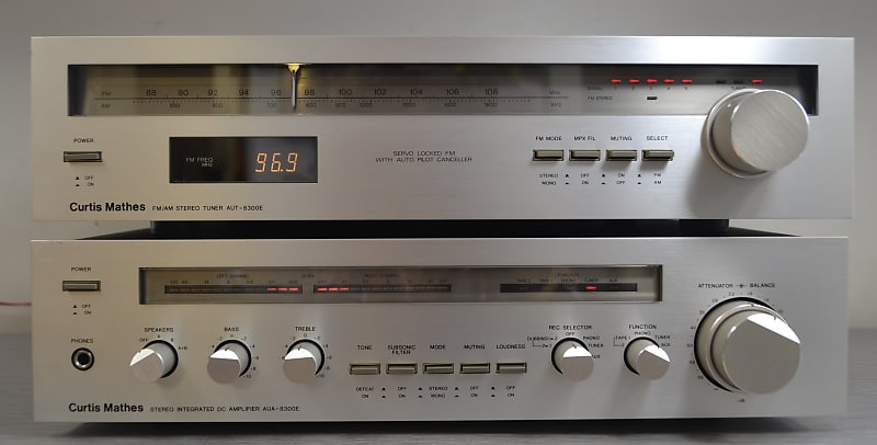 Curtis Mathes (NEC) AUA-8300E  Stereo Integrated Amplifier * 65W RMS * AUT-8300e Tuner  			