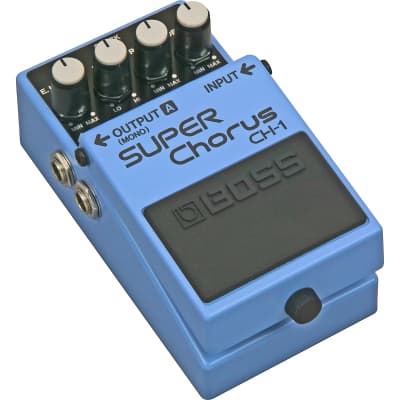 Boss CH-1 Super Chorus (Dark Gray Label) Blue image 1