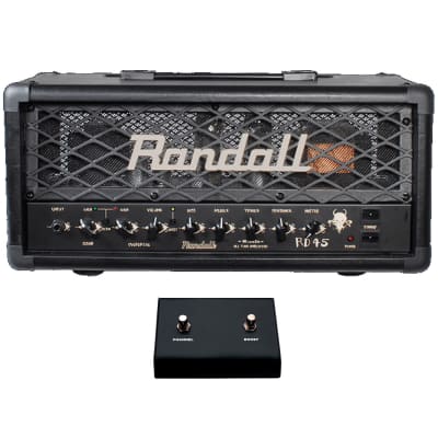 Randall RD45H Diavlo 45W Tube Guitar Head, Black image 7