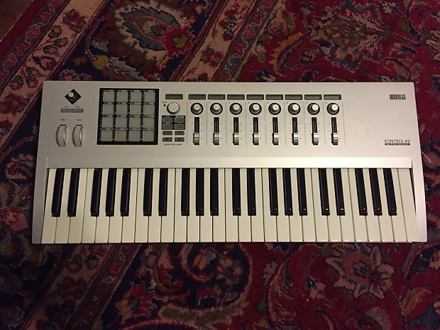 Korg Kontrol 49 Silver | Reverb