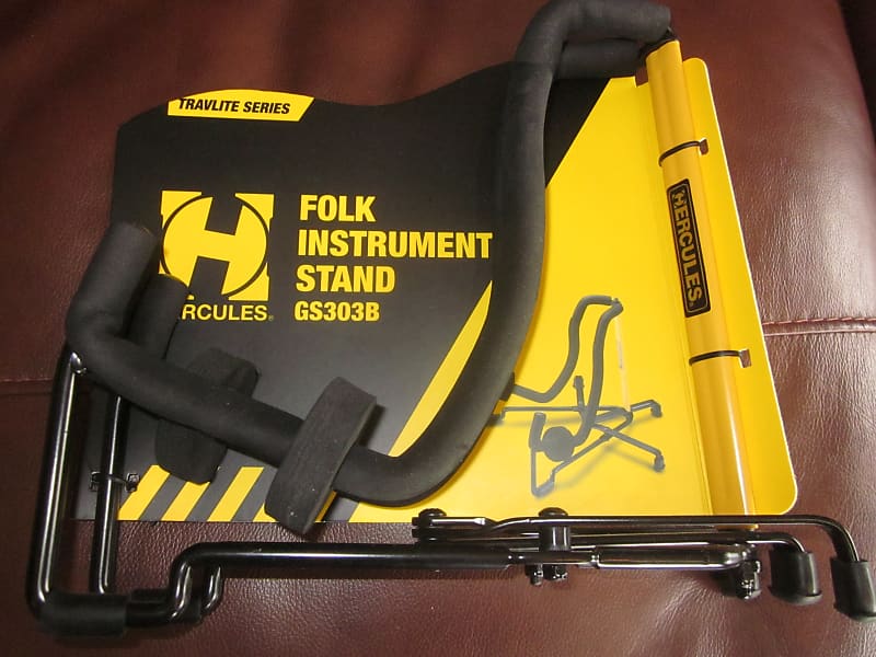 Hercules GS303B TravLite Folk Instrument Stand Reverb