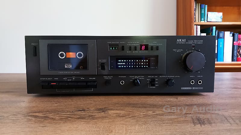 Akai GX-M10 Stereo Cassette Deck with Dolby-System Black Edition GX M10 Made in Japan Vintage 1979  			