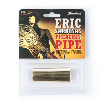 Dunlop 285 Eric Sardinas Preachin' Pipe Flared Brass image 1