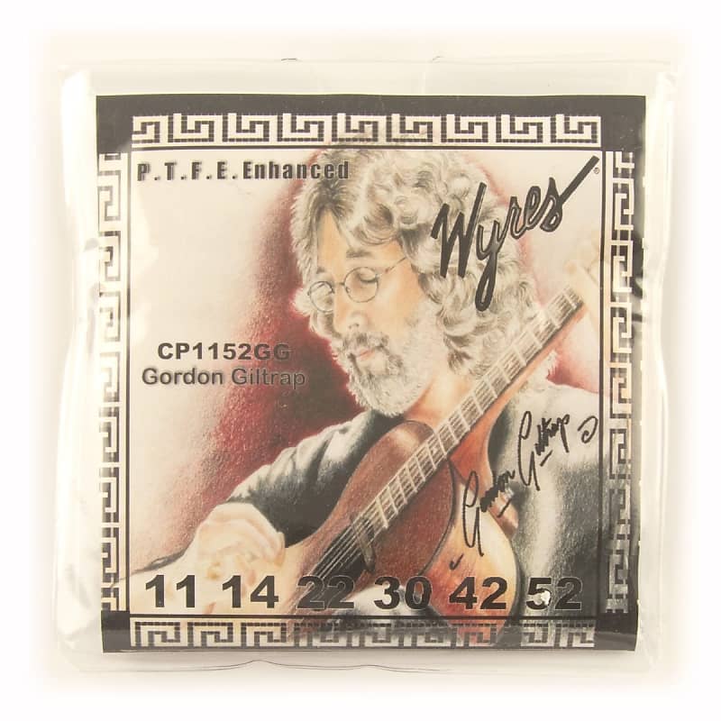 Wyres Gordon Giltrap Signature Phosphor Bronze Coated Acoustic Guitar Strings 11-52 image 1
