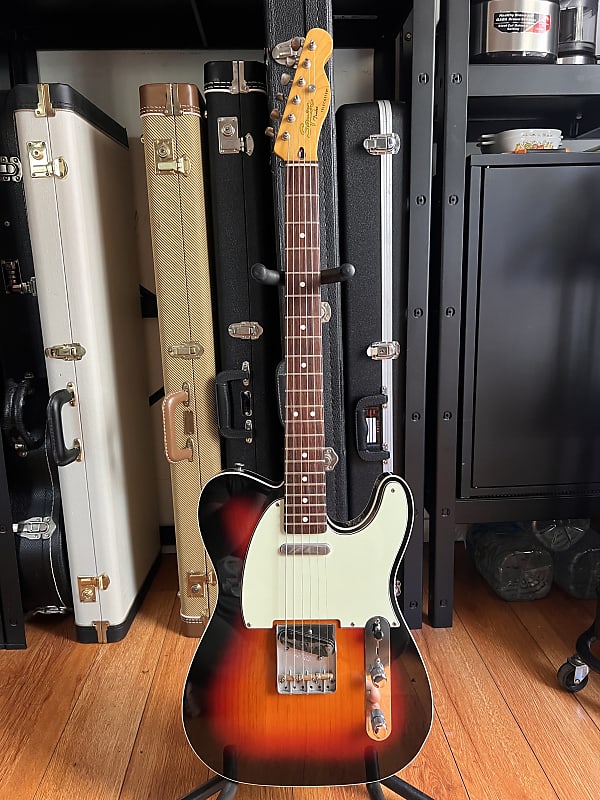 Squier Classic Vibe Telecaster Custom with Rosewood Fretboard 2010 - 2018 - 3-Color Sunburst + upgrades image 1