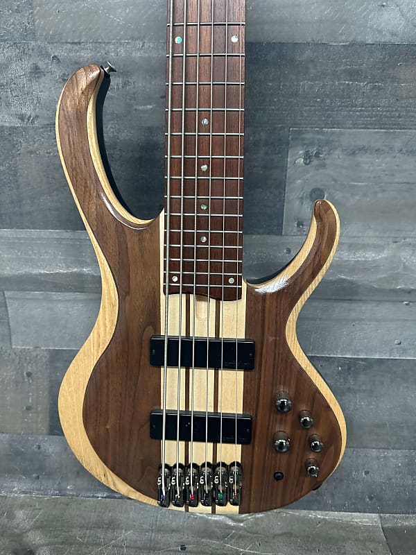 Ibanez BTB with case six string bass 2020 - natural image 1