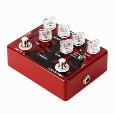 CALINE CP-68 Dual Delay & Distortion Combo Guitar effect Pedal image 2