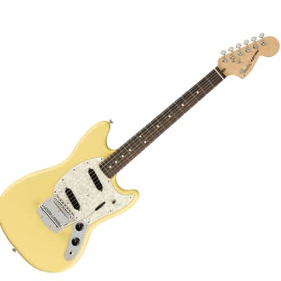Fender American Performer Mustang - Vintage White w/ Rosewood FB image 1