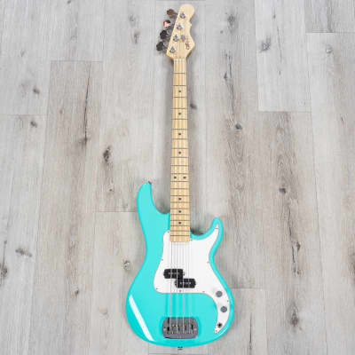 G&L USA Fullerton Deluxe SB-1 Bass, Maple Fretboard, Turquoise for sale