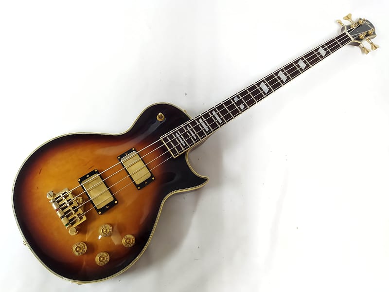 Greco LPB-90 3 Tone Sunburst Made in Japan 2002 Les Paul Type Electric  Bass, u2449