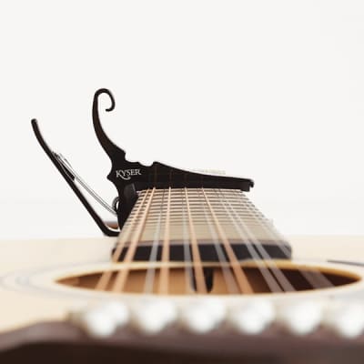 Kyser 12 String Guitar Capo Quick-Change Capo - Black image 2