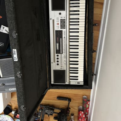 Casio CT-7000 Casiotone 61-Key Synthesizer 1980s - Gold with Power Cord and Case