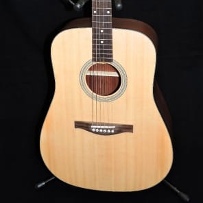 Eastman AC120 Solid Sitka Spruce Top Dreadnought Natural