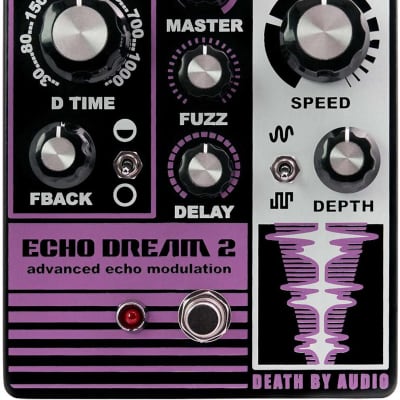 New Death By Audio Echo Dream 2 Echo Modulation Guitar Effects Pedal image 1