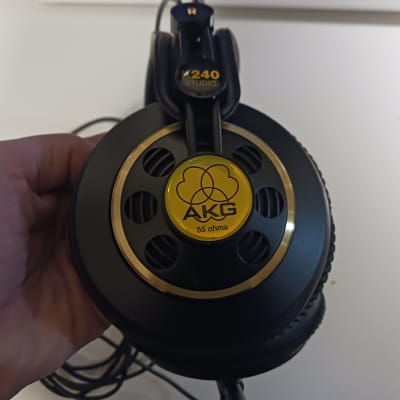 AKG K240 Studio Professional Semi-Open Stereo Headphones STUDIO K240 1970s - Black image 3