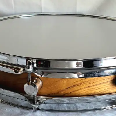 MARTIAL PERCUSSION  Pancake piccolo snare drum  mulberry natural satin image 9