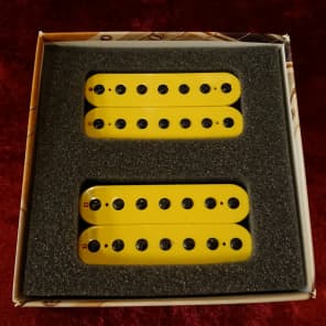 Bare Knuckle Pickups Aftermath 7 String Set Open Yellow 7 | Reverb
