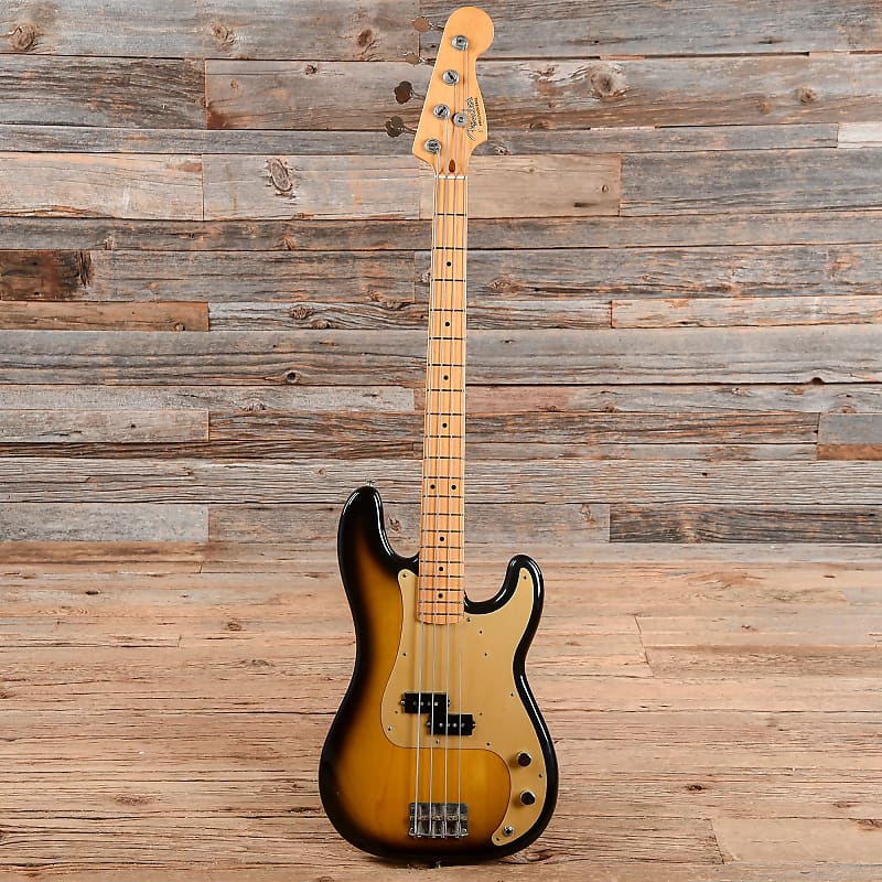ベース Fender AmericanVintage 57 PrecisionBass Fender American Vintage '57 Precision Bass - 2-Tone Sunburst