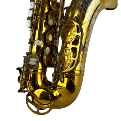 King Super 20 Silver Sonic Full Pearl Gold Plate Inlay Alto Saxophone HOLY GRAIL image 16
