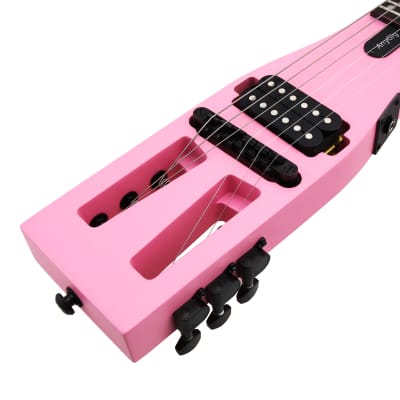 Anygig Travel Guitar Electric AGE SE Pink image 3
