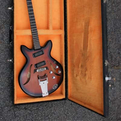 Fury Concord  L-S Jazz Series Thinline Electric Guitar 1974 image 17