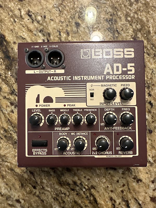 Boss AD-5 Acoustic Instrument Processor