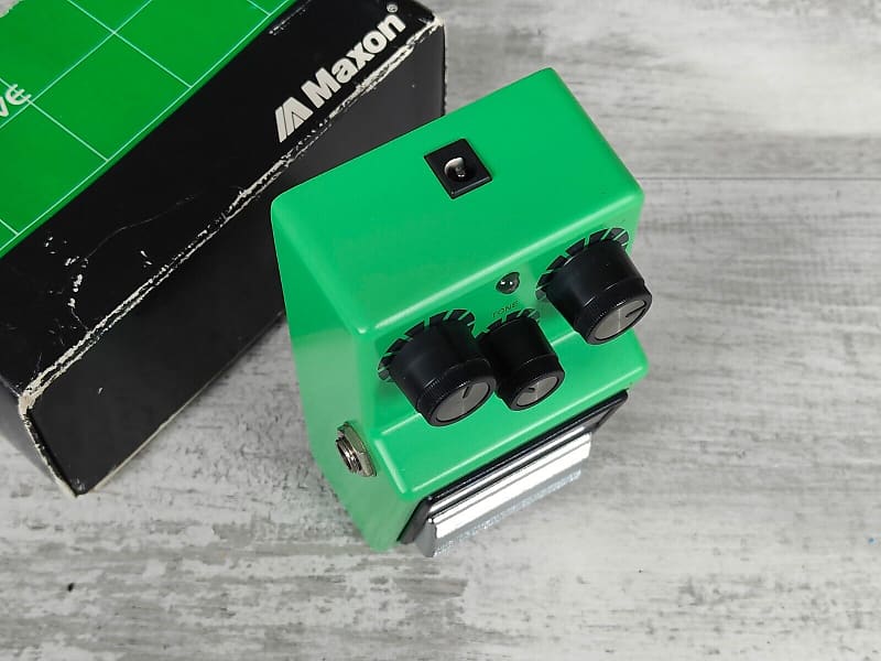 1981 Maxon OD-9 Tubescreamer Overdrive Pedal w/Box 1981 Maxon OD-9 Tubescreamer Overdrive Pedal w/Box