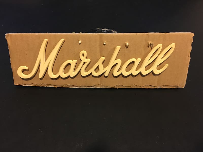 Marshall 9" Logo from 1972  - NOT A REPRO  - image 1